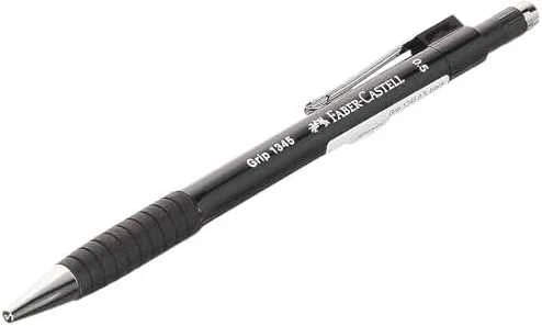Automatinis pieštukas Faber-Castell Grip 1345, 0.5mm, juodos spalvos korpusas