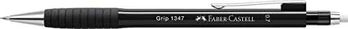 Automatinis pieštukas Faber-Castell Grip 1347, juodos spalvos, 0.7mm
