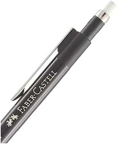 Automatinis pieštukas Faber-Castell Grip 1347, juodos spalvos, 0.7mm