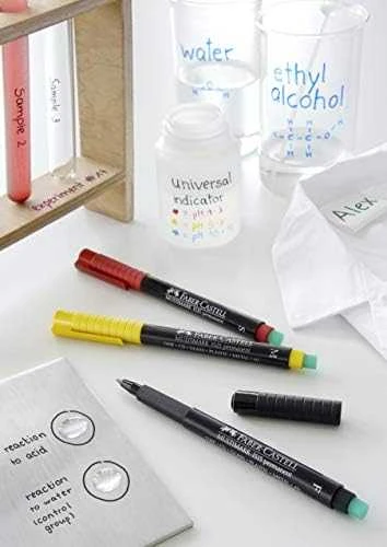 Žymeklis permanentinis Faber-Castell 1525 M, 1.0 mm, juodas 1213-041