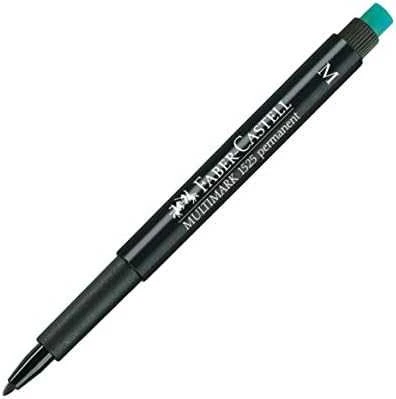 Žymeklis permanentinis Faber-Castell 1525 M, 1.0 mm, juodas 1213-041