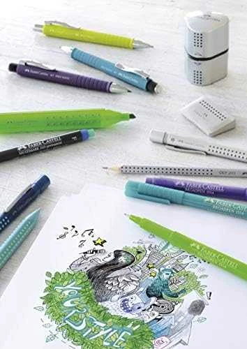 Permanentinis rašiklis Faber-Castell Multimark M, 1,0mm, su trintuku, mėlynos spalvos