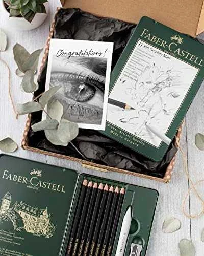 Pieštukų rinkinys Faber-Castell Pitt Graphite Matt, 11 dalių
