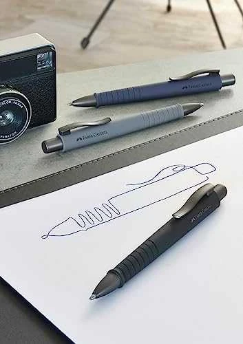 Automatinis tušinukas Faber-Castell PolyBall XB 0.6mm, juoda