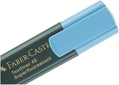 Žymeklis tekstui Faber-Castell, 1-5 mm, kirsta galvutė, mėlynas 1212-305