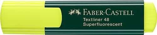 Teksto žymeklis Faber-Castell, geltonos spalvos, kirstu galiuku, 1,2 - 5mm