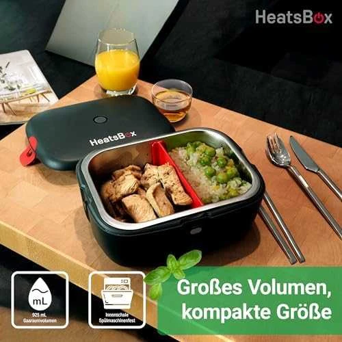 HeatsBox HB-04-102B elektrinė priešpiečių dėžutė 100 W 0,925 L Juodas Suaugusiųjų