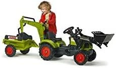 Vaikiškas traktorius su priekaba FALK CLAAS Arion Backhoe
