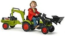 Vaikiškas traktorius su priekaba FALK CLAAS Arion Backhoe