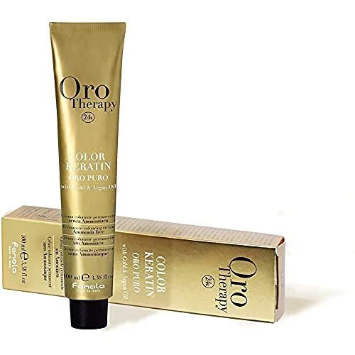 Fanola Oro Therapy 8.34 dažų tūbelė su pakuote
