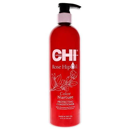 Farouk Systems CHI Rose Hip Oil kondicionierius dažytiems plaukams su erškėtuogių aliejumi, 739 ml