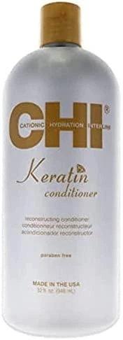 Atkuriamasis pažeistų plaukų kondiocionierius CHI Keratin Conditioner 946 ml