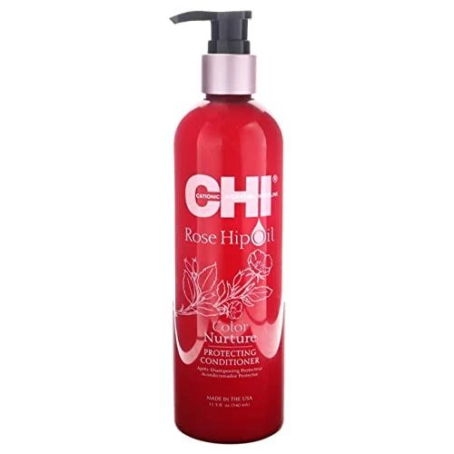 Farouk Systems Dažytų plaukų kondicionierius CHI Rose Hip Oil Conditioner 340 ml
