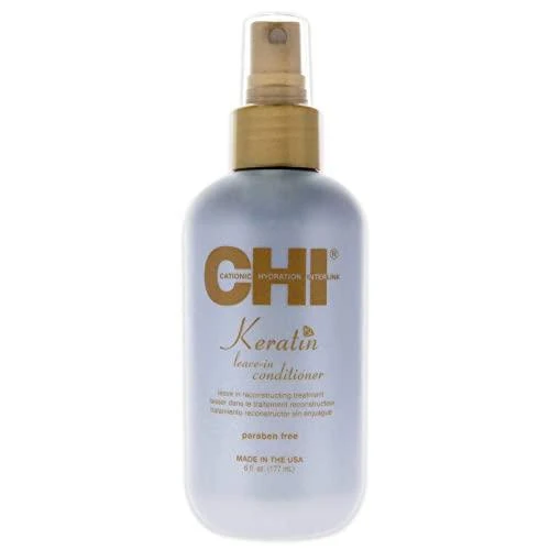 Nenuskalaujamas pažeistų plaukų kondicionierius su keratinu CHI Keratin Leave-in Conditioner 177 ml