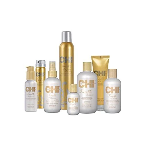 Nenuskalaujamas pažeistų plaukų kondicionierius su keratinu CHI Keratin Leave-in Conditioner 177 ml
