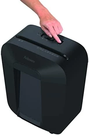 Fellowes Powershred | LX41 | Juodas | 17 L | Kreditinių kortelių smulkinimas | Popieriaus apdorojimo standartas / išvestis 8 lapai per eigą | Mini-Cut smulkintuvas | Garantija 24 mėn.