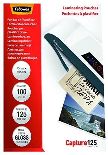 Laminavimo vokeliai kortelėms Fellowes 5306901 100 vnt.