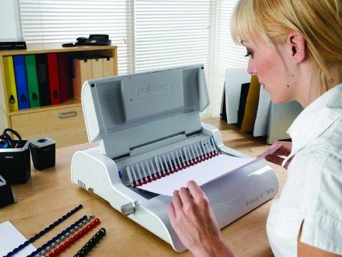 FELLOWES PERFORIOR PULSAR-E Elektrinė lenkimo mašina 15 lapų, komplekte pradinis lenkimo rinkinys 10 lapų