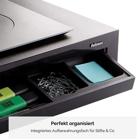 Laikiklis Fellowes | Designer Suites Monitorius Riser | Height adjustment | Juodas