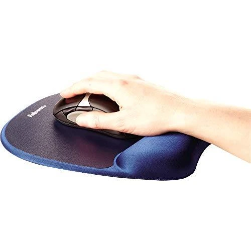 Fellowes | Foam Pelės kilimėlis su riešo atrama | Mouse pad with wrist pillow | 202 x 235 x 25 mm | Sapphire