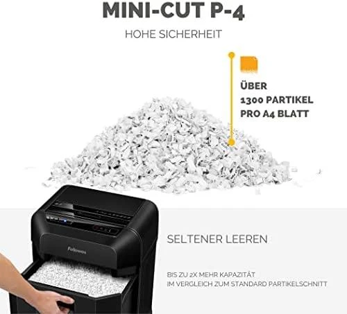 Fellowes Mini-Cut | AutoMAX 90M | Juodas | 17 L | Popieriaus smulkinimas | Kreditinių kortelių smulkinimas