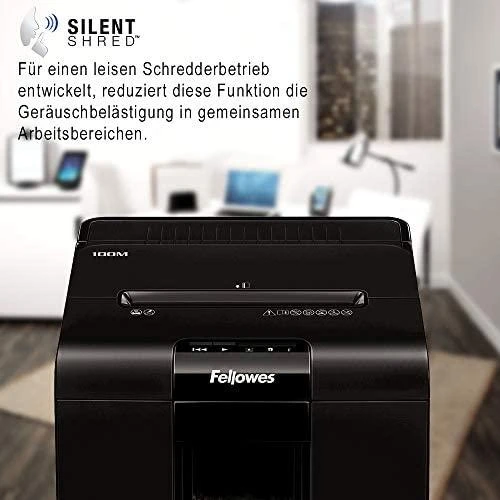 Fellowes AutoMax™ 100M Automatinis kompaktiškas dokumentų naikiklis