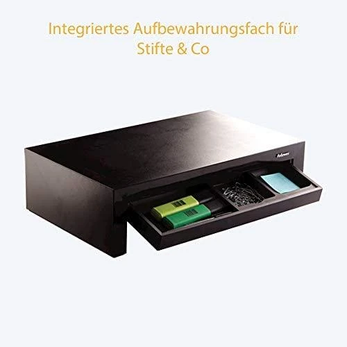 Laikiklis Fellowes | Designer Suites Monitorius Riser | Height adjustment | Juodas