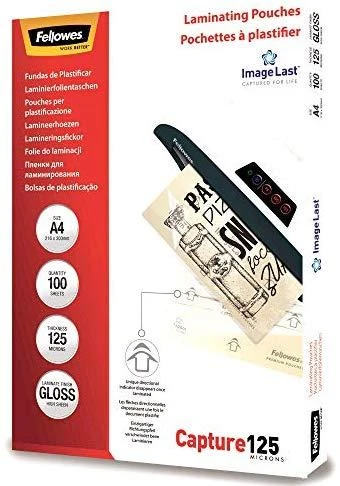 Laminavimo vokeliai Fellowes ImageLast A4 125 Micron, 100 vnt.
