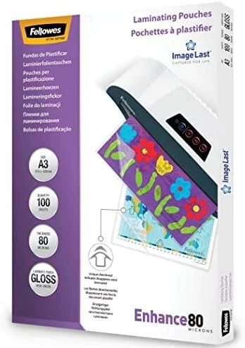 Laminavimo maišelis FELLOWES IL, 80 mikronų, A4, 25 vnt.