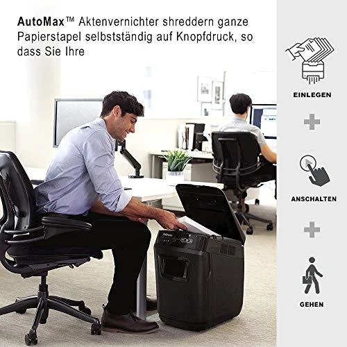 Fellowes MicroShred AutoMAX 200M Popieriaus smulkinimas, Kreditinių kortelių smulkinimas