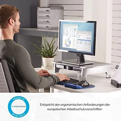 Laikiklis Stovas monitoriui Fellowes 8031101, Tamsiai pilkas