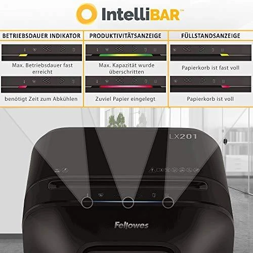 Fellowes Powershred popieriaus naikiklis LX201 juodas