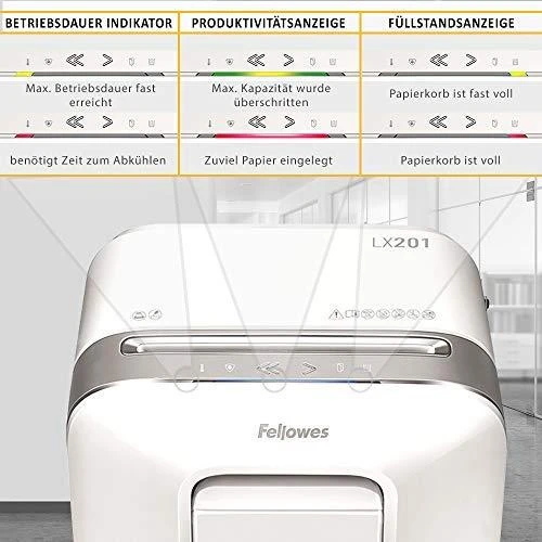 Fellowes Powershred popieriaus naikiklis LX201 baltas