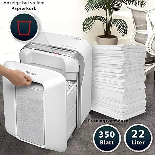 Fellowes Powershred popieriaus naikiklis LX201 baltas