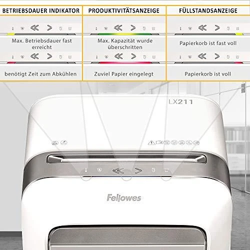 Fellowes MicroShred LX211 Popieriaus smulkinimas, Kreditinių kortelių smulkinimas, Tradicinis