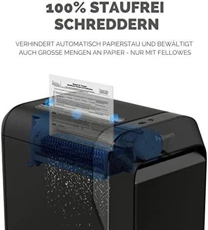 Fellowes MicroShred | LX221 | Juodas | Popieriaus smulkinimas | Kreditinių kortelių smulkinimas | Tradicinis
