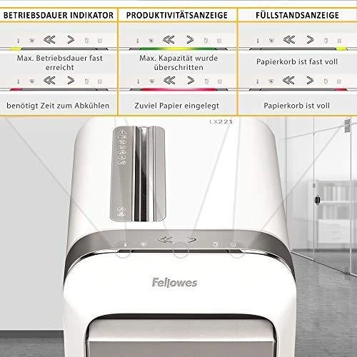 Fellowes MicroShred LX221 Popieriaus smulkinimas, Kreditinių kortelių smulkinimas, Tradicinis