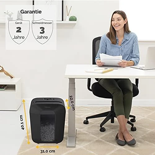 Fellowes Powershred | LX50 | Juodas | 17 L | Kreditinių kortelių smulkinimas | Popieriaus apdorojimo standartas / išvestis 9 lapai per eigą | Skersinis smulkintuvas | Garantija 24 mėn.