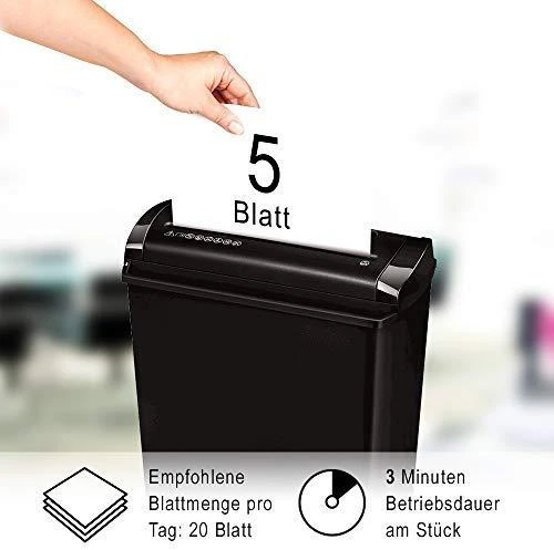 Fellowes P-25S naikiklis – popieriaus lapų įdėjimo demonstracija