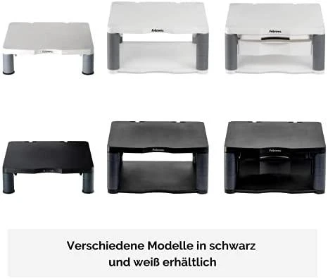 Laikiklis Fellowes Monitoriaus stovas kolegos Premium, Juoda/grafitas