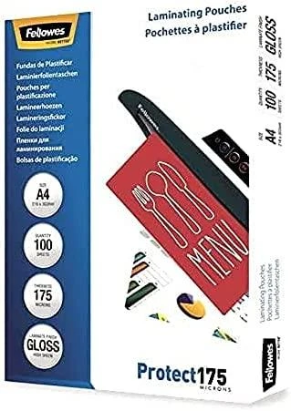 Fellowes A4 blizgus 175 mikronų laminavimo maišelis - 100 pak