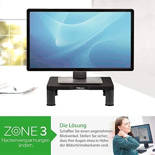 Laikiklis FELLOWES Stand-Graph Monitorius stovas grafitas