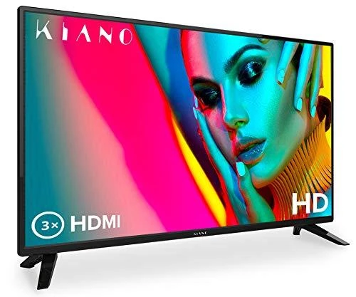 Televizorius Televizijos 32 colių LED televizoriai KIANO SlimTV 32 (1366 x 768, 50 Hz, Ne, DVB-C, DVB-T)