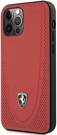 Apple iPhone 12 / 12 Pro Ferrari dėklas Off Track Perforated (FEOGOHCP12MRE) raudonos spalvos
