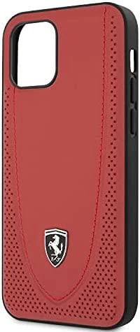 Apple iPhone 12 / 12 Pro Ferrari dėklas Off Track Perforated (FEOGOHCP12MRE) raudonos spalvos