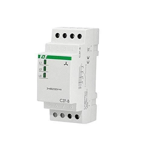 F&F Fazės praradimo ir disbalanso relė 10A 1NO 4sek 55V CZF-B