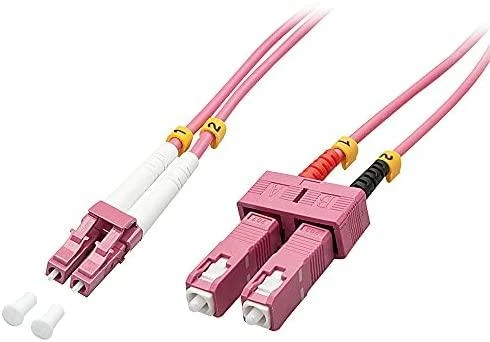 Pluoštinis Laidas - LINDY LC/SC OM4 5m Multimode 50/125µm