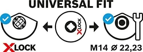 Bosch X-LOCK šlifavimo diskai Best Metal, D 125; K 60