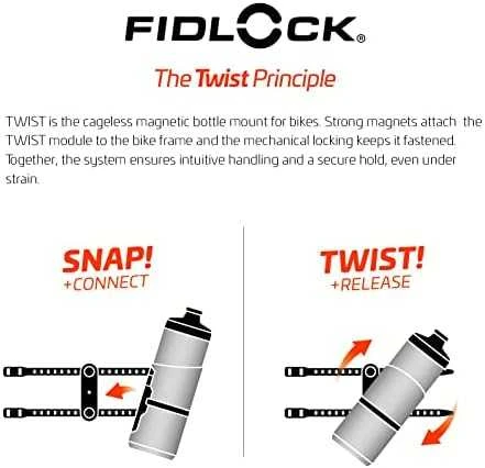 Adapteris gertuvės laikiklio tvirtinimui universalus Fidlock TWIST uni base