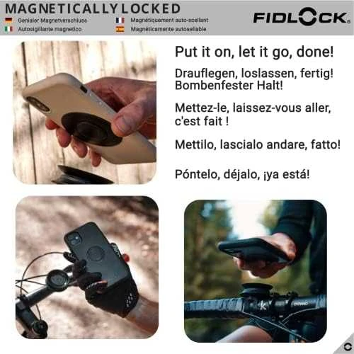 Adapteris telefonui universalus priklijuojamas Fidlock Vacuum uni phone patch